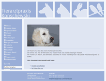 Tablet Screenshot of cgi.tierarztpraxis-konschewski.de